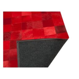 Leather Carpet K-1596 Red Mosaic K-1596