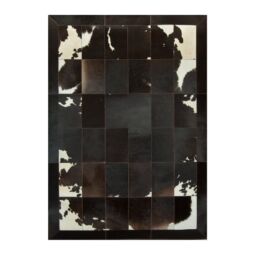 Patchwork cowhide rug k-0045-1 redish