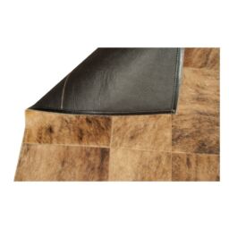 Patchwork Cowhide rug k-67821 medium brown