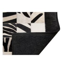 Patchwork cowhide rug k-1672 mosaik zebrone black-white