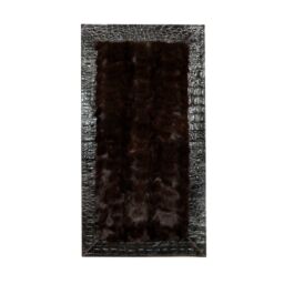 Fur rug fox testa di moro frame jurasico testa di moro k-1120