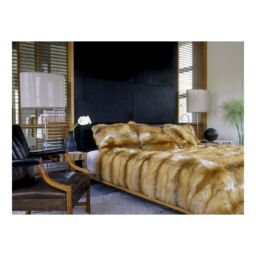 Red Fox Fur  Throw - Blanket k-307