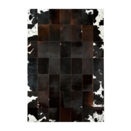 Patchwork cowhide rug k-130 redish