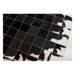 Patchwork Cowhide rug k-1784 mosaik black-white