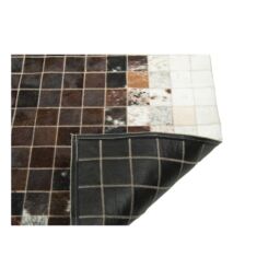 Patchwork cowhide rug k-1811 mosaik black-brown-white