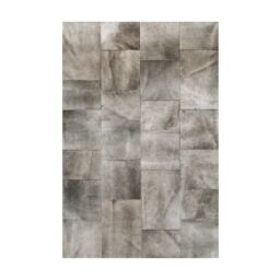 Patchwork Cowhide rug k-1883 tram grey elephant