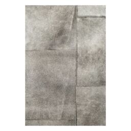 Patchwork Cowhide rug k-1883 tram grey elephant