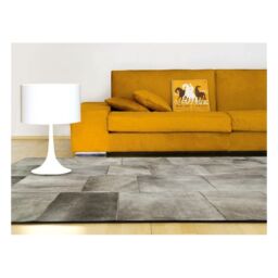 Patchwork Cowhide rug k-1883 tram grey elephant