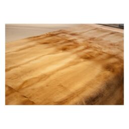 Golden Mink Plucked Fur Blanket k-313