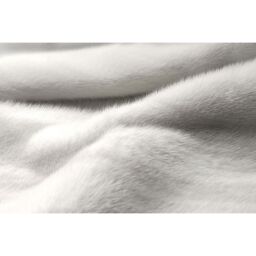 White  Mink  Fur Blanket k-310