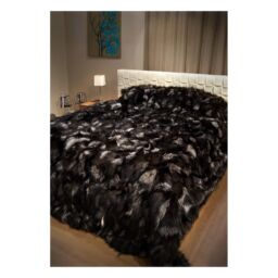 Silver Fox pcs Fur Blanket - Throw k-303