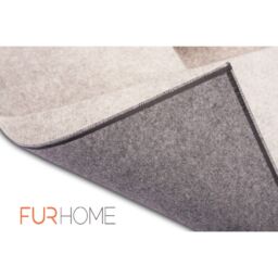 Cowhide Rug style Tram  k-1975 Light Grey