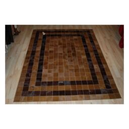 Mosaic Hide rug double line baio t.moro k-2121