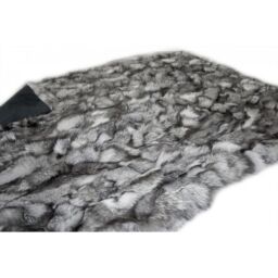 Frost real fox fur throw  - blanket k-304