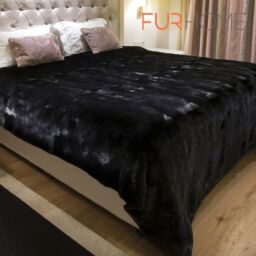 Blackglamma Real   Mink  Fur Blanket k-311