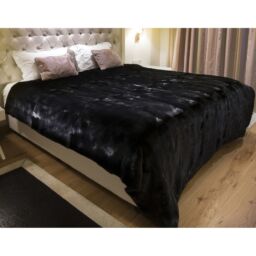 Blackglamma Nerz Pelzdecke / Decke k-311