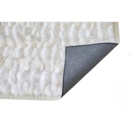 White - Ivory Fox Fur Rug k-146